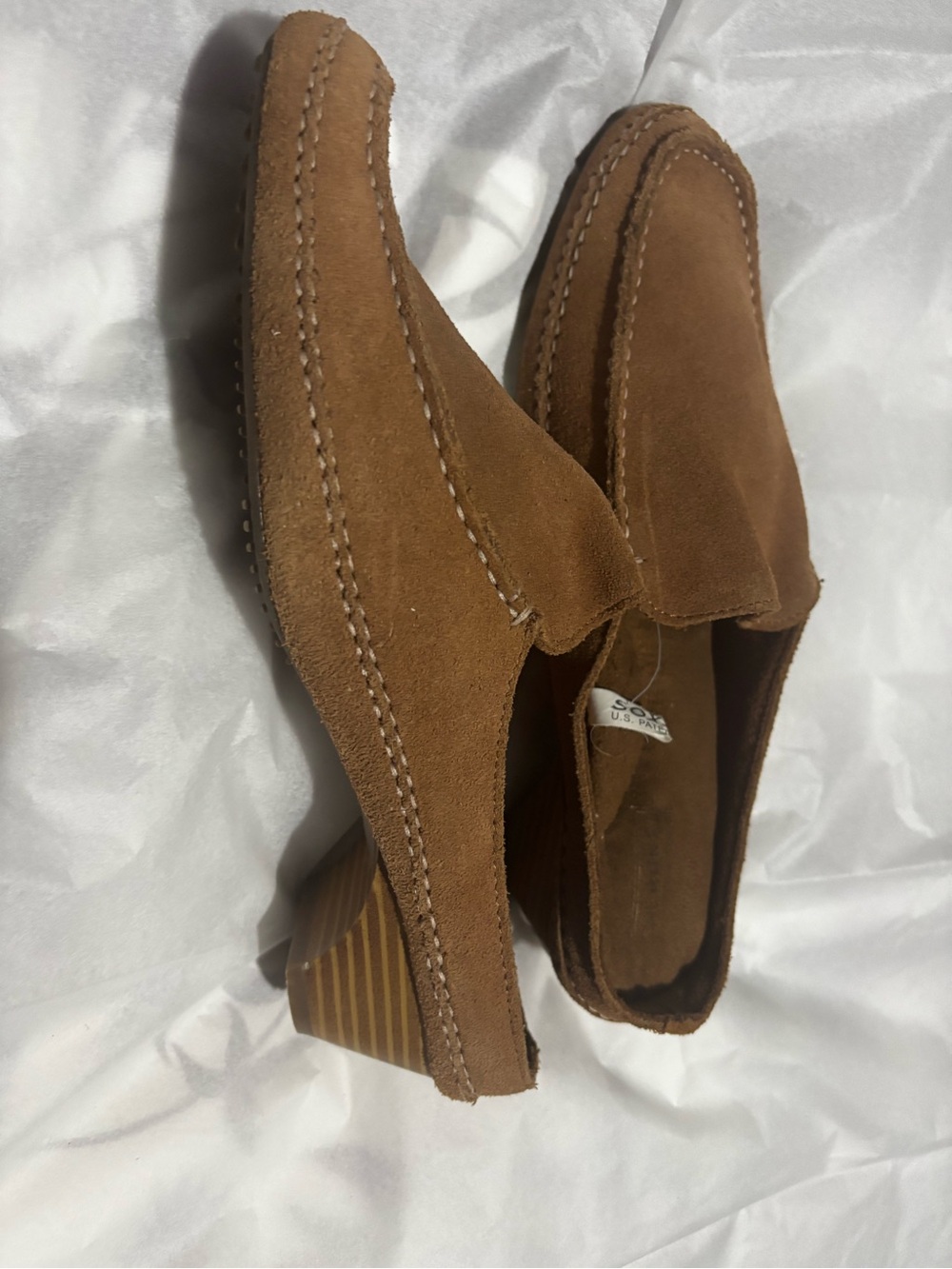 Merona Brown Suede Slip-On Loafers - Unbranded - Picture 3 of 6
